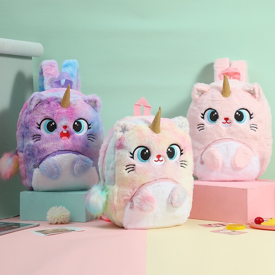 Tas ransel bulu unicorn anak TK paud tas Kitty kucing Unicorn Tas Blingberry Original Tas Blingberry Kado anak perempuan berkualitas ransel motif kucing ransel unicorn kado ultah anak murah