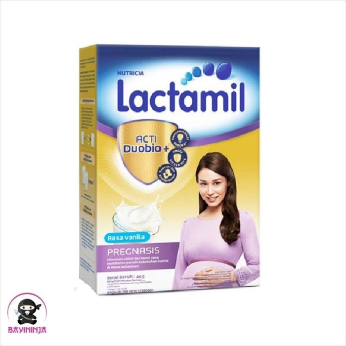 

LACTAMIL Pregnasis Susu Ibu Hamil Vanila Box 400g 400 g T-Ninjabayi 01