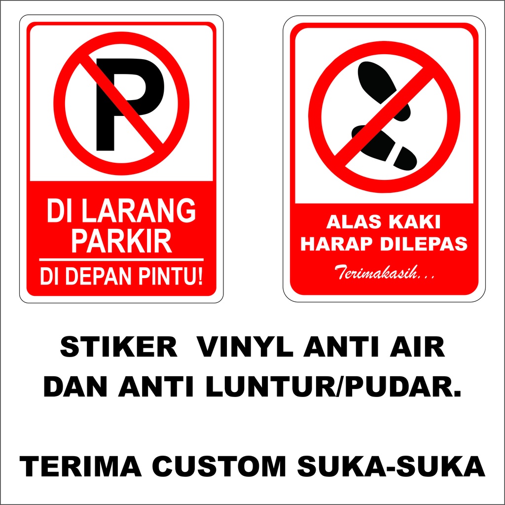 

STIKER SIGN UK 28X40CM MURAH
