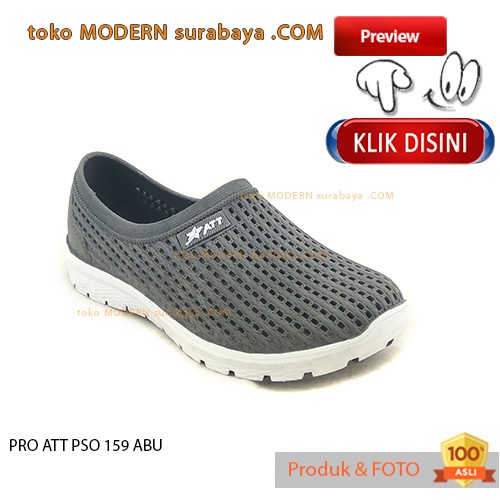 Pro Att Pso 159 Abu Sepatu Pria Slip On Karet