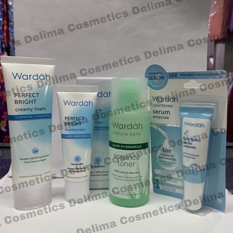 (Bisa COD) Wardah Paket 4in1 Perawatan Pemula