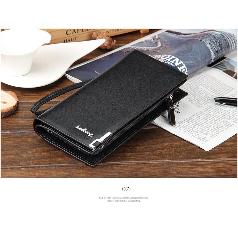 Dompet Panjang Kulit Resleting Wanita Business Style Wallet Import Original Baellerry