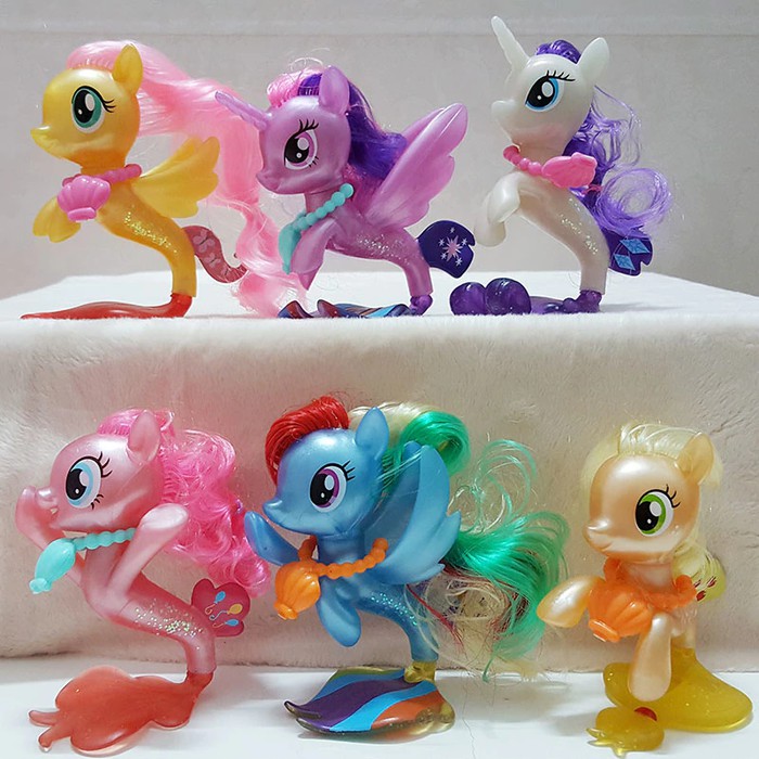 Figure My Little Pony Mermaid / Pony Duyung Set Isi 6
