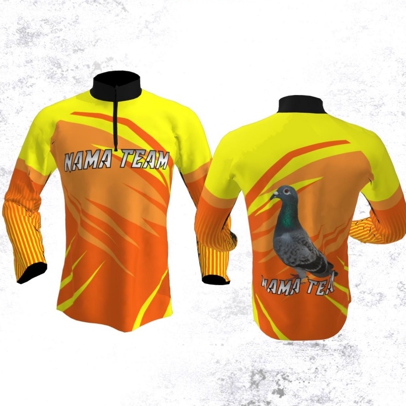 BAJU JERSEY MERPATI KOLONG PUTIH MURAH