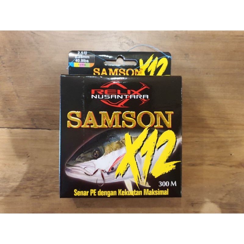Senar PE Samson X12-300m PE 2.5 Relix Nusantara