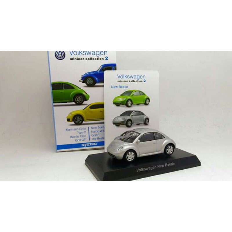 KYOSHO 1/64 VW New Beetle silver