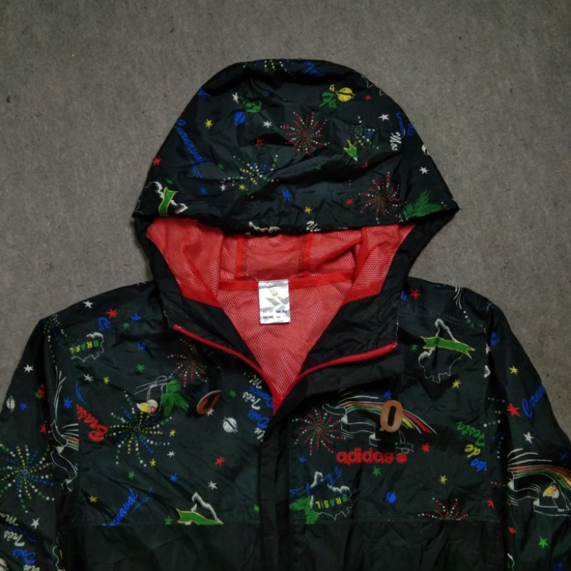 Jaket Parasut Adidas Neo Brazil Second