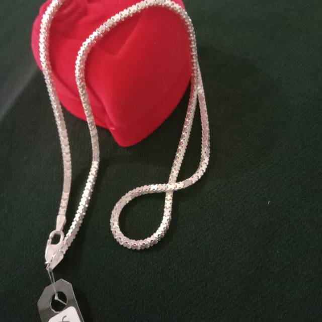 Rantai kalung silver : perak 925