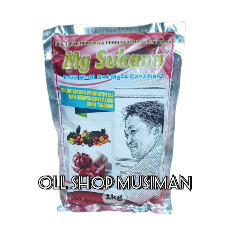 pupuk MG SUKANA isi 1kg pupuk pembungaan dan pembuahan