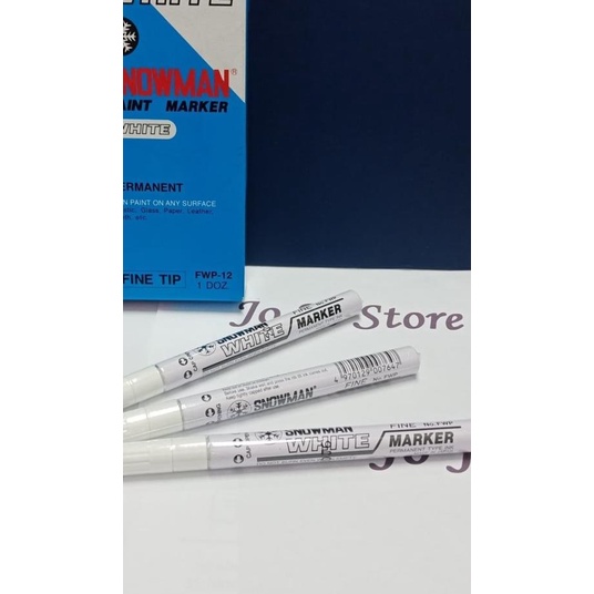 

Ω Spidol Snowman Paint Marker White FWP-12 Fine tip ▼