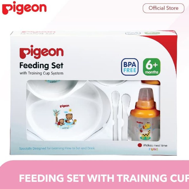 Pigeon Feeding set With Training Cup / Gift / Kado / Alat Makan