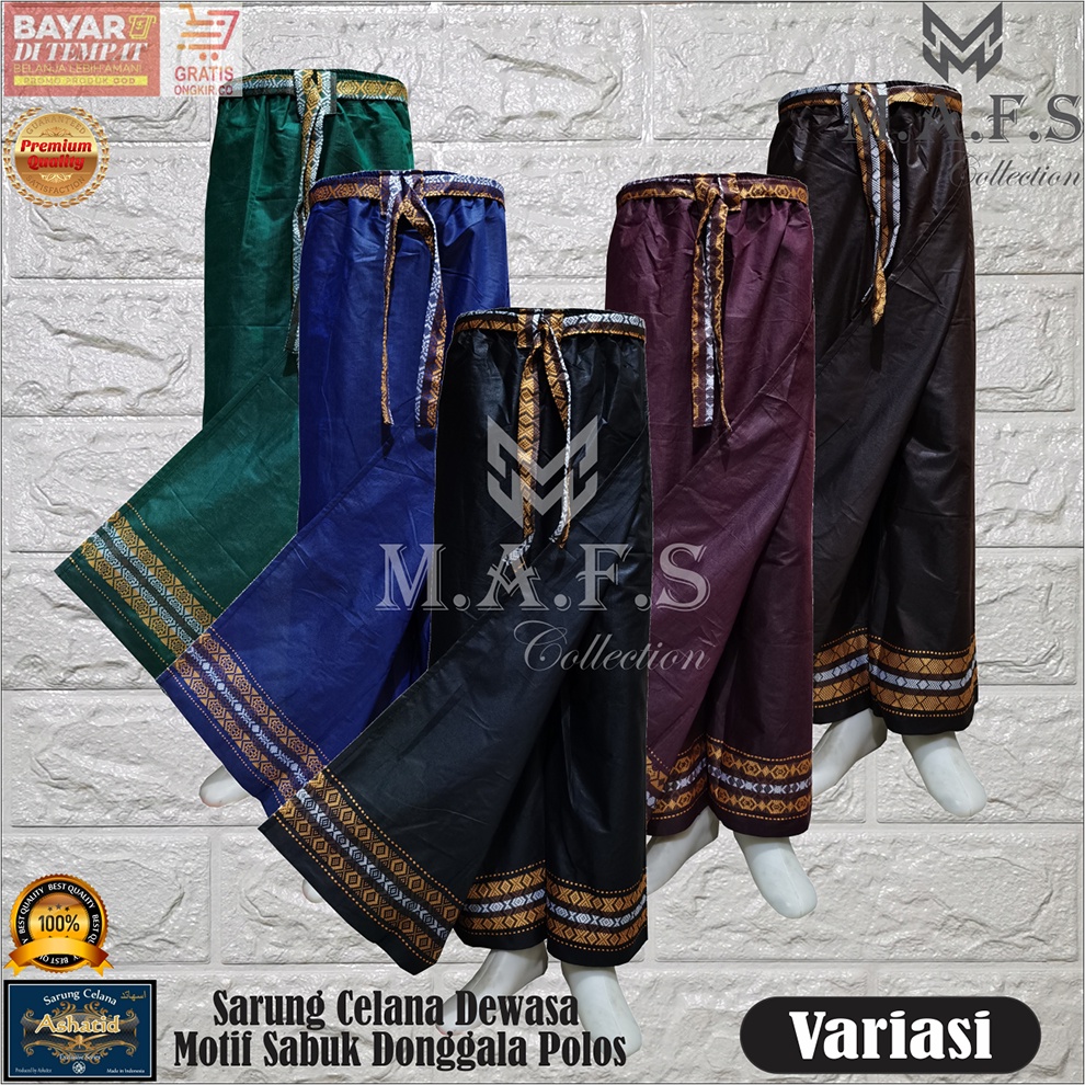 SARUNG CELANA COUPLE ANAK &amp; AYAH MOTIF POLOS SABUK NEW WARNA ASHATID