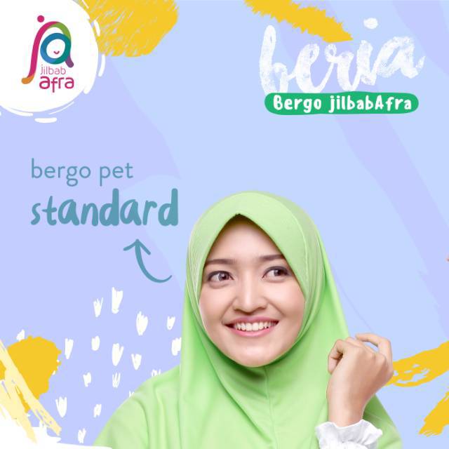 BERIA / BERGO / JILBAB AFRA / HIJAB INSTAN / KERUDUNG KAOS