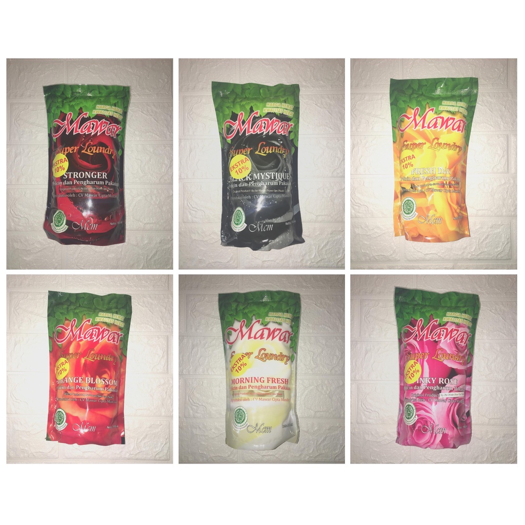 Mawar Laundry Refill - Pewangi pelicin setrika