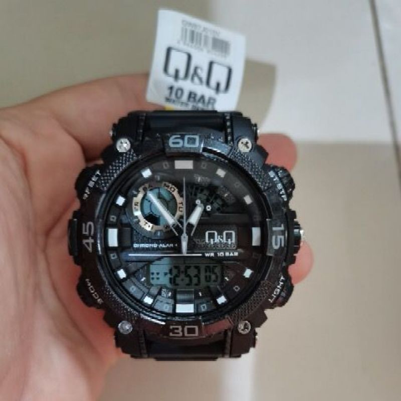 Jam Tangan Digital Pria Q&amp;Q QnQ QQ GW87 gw87 gw 87j GW87J Original Water Resist