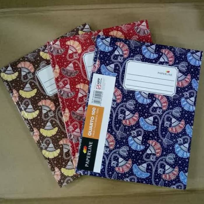 Buku Tulis Quarto 100 PAPERLINE/Buku Kwarto PPL 100/Hard Cover Kuarto-3