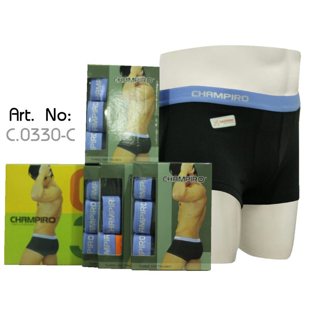 CD Champiro Boxer C.0330 Celana Dalam Pria Murah Bahan Katun Model Boxer