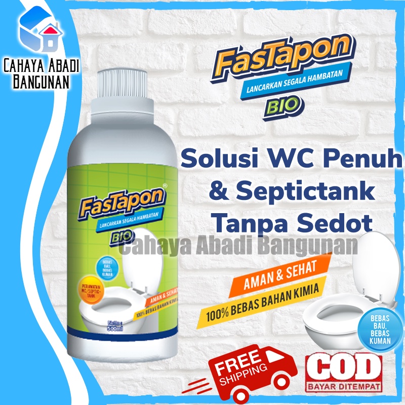 FasTapon BIO Solusi Septictank Wc Penuh Tanpa Sedot | Bakteri Pengurai