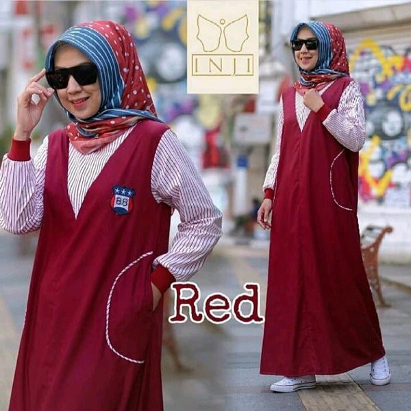 TERUPDATE Baju Dress Wanita - Baju Muslim Inji Dress BL TERMURAH