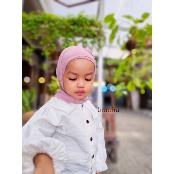 Maryam pashmina inner / pashmina anak instan