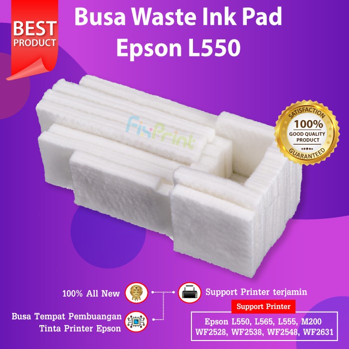 Ink Pad Epson L550 L565 L555 Ink Pad Busa Pembuangan Printer M100 M200