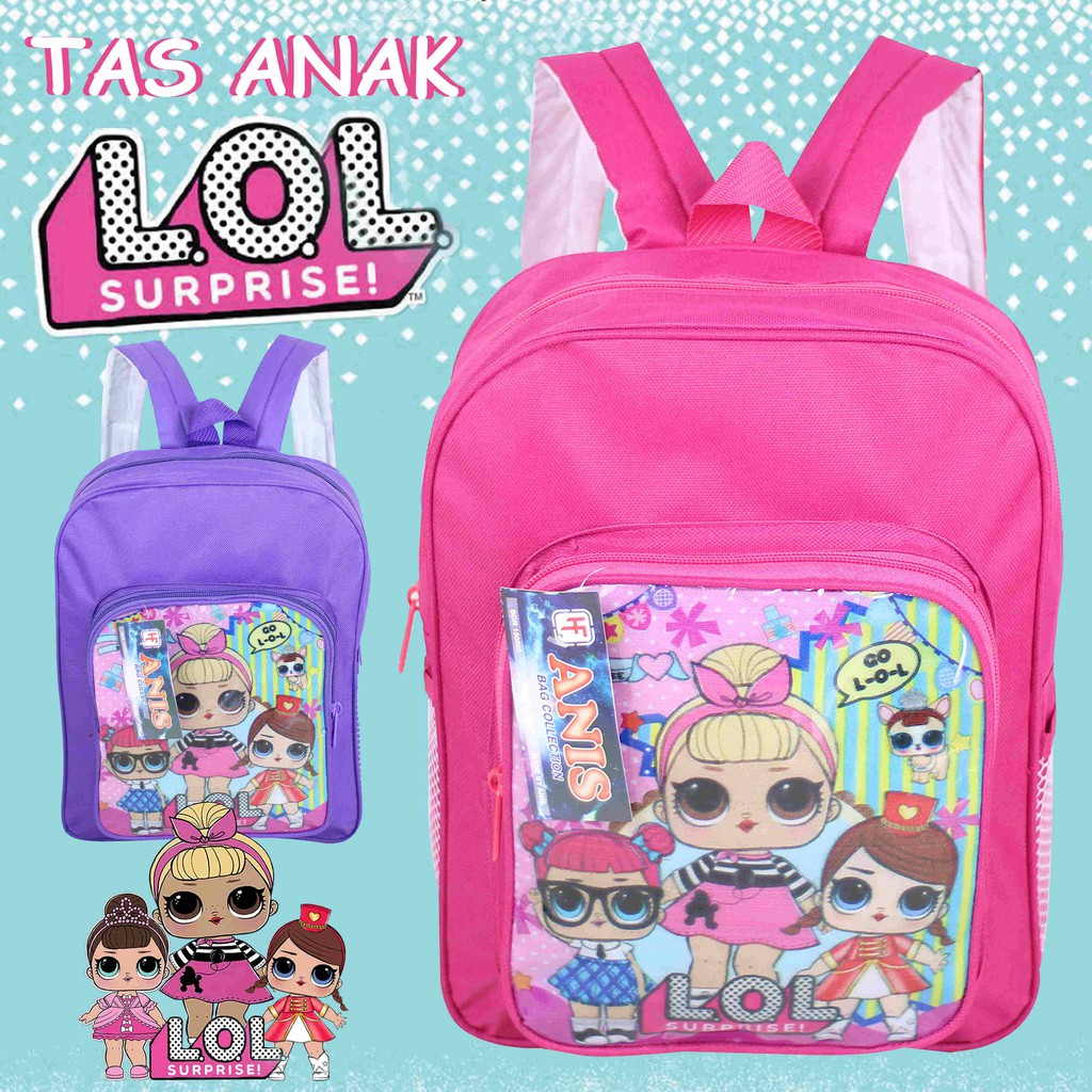 Tas Ransel Anak Cewek LOL Mini Cute Backpack Sekolah Piknik Fashion