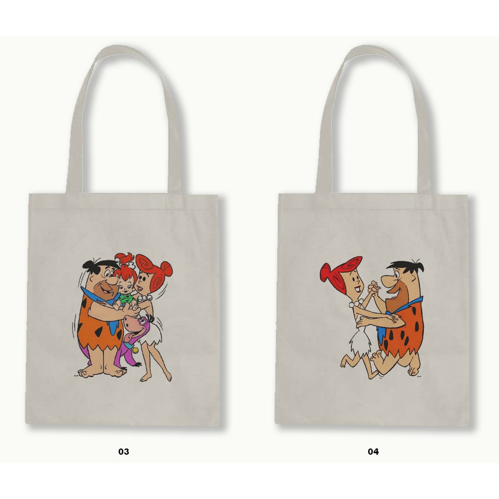 TOTE BAG BLACU - THE FLINTSTONES