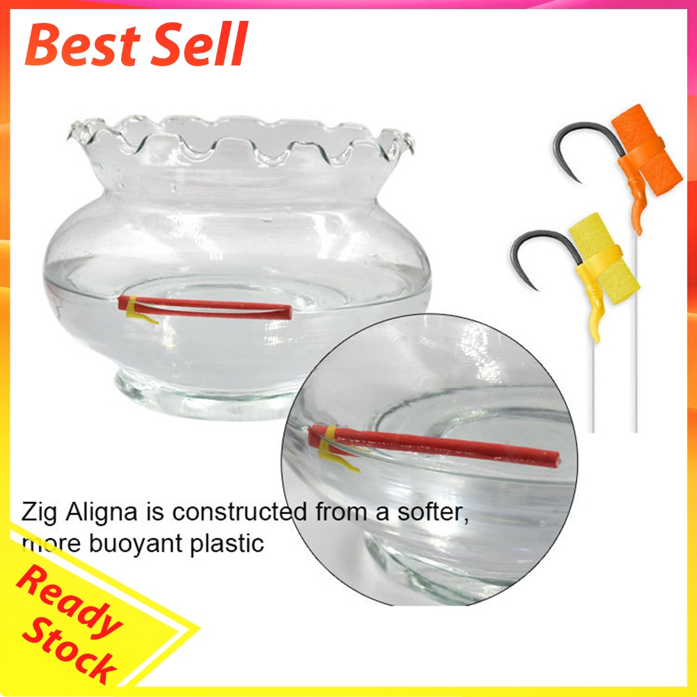 10x Carp Fishing Accessories for Zig Rig Foam Hook Line Aligners Kit Tackle