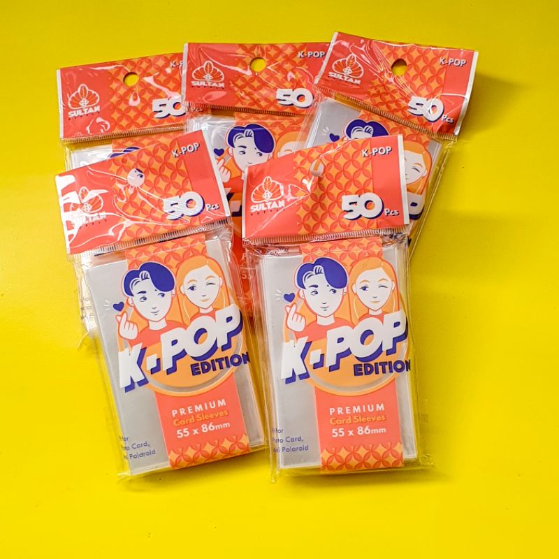 Sultan premium card sleves K-Pop edition 55x86mm KPop K pop amethyst photcard PC inner sleeve