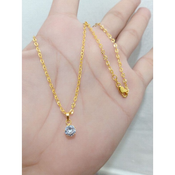 KALUNG ANAK LIONTIN PERAK 925 LAPIS MAS 24K