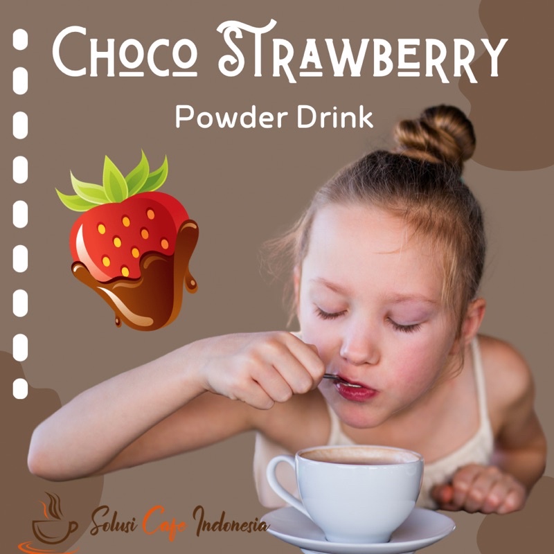 

Bubuk Minuman Choco Strawberry Sachet 30gr Surabaya Solusi Cafe Indonesia