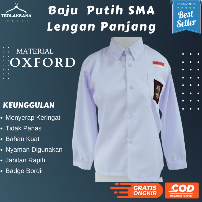 SERAGAM SMA LENGAN PANJANG Seragam Sekolah SMA OXFORD