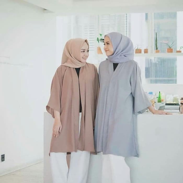 BAJU ATASAN WANITA SYARI SHAKINA/ATASAN MUSLIM WANITA LONG OUTER