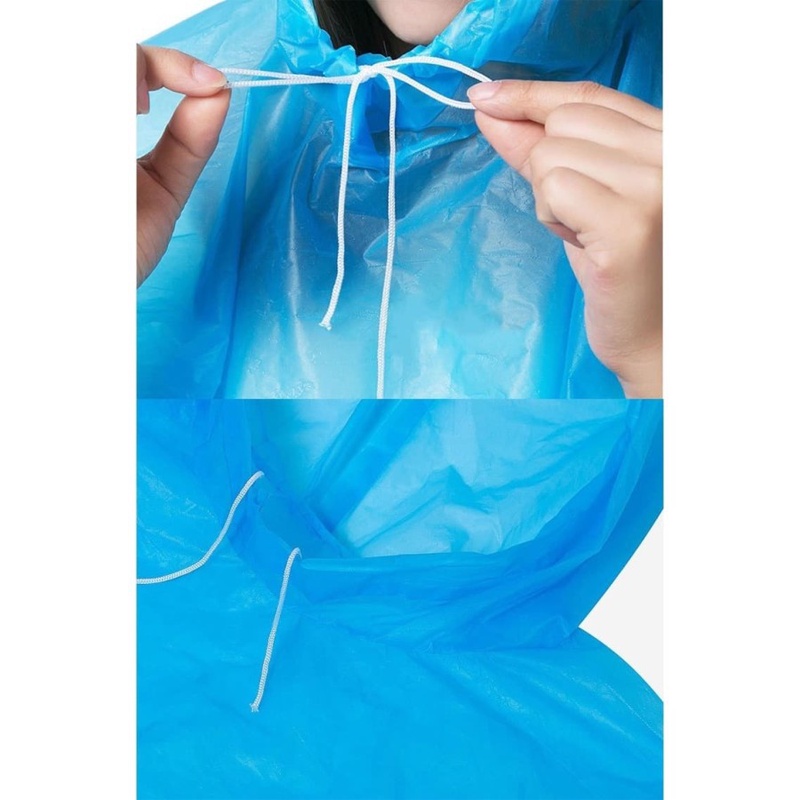 Jas Hujan  Plastik Kumbang Jas Hujan Ponco Lengan Raincoat Kualitas Bambu Travel Ringan MURAH Jas Hujan Poncho Lengan Karet Jas Hujan Dewasa Wanita Pria / Jas Hujan Terusan TERMURAH /