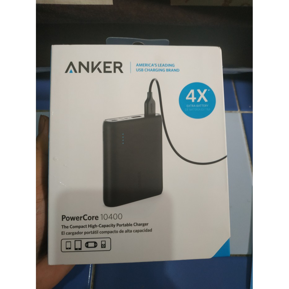 100% ORIGINAL ANKER Powerbank PowerCore 10400