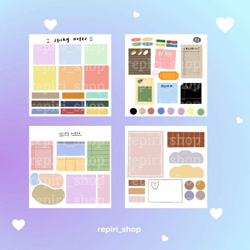 

Sticky Notes Sticker For Journal