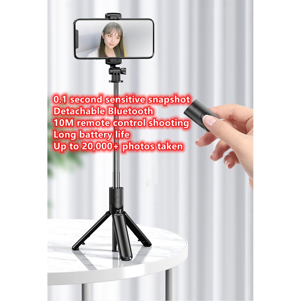 S03 model mobile phone Bluetooth selfie stick live triangle bracket chase drama mobile phone bracket