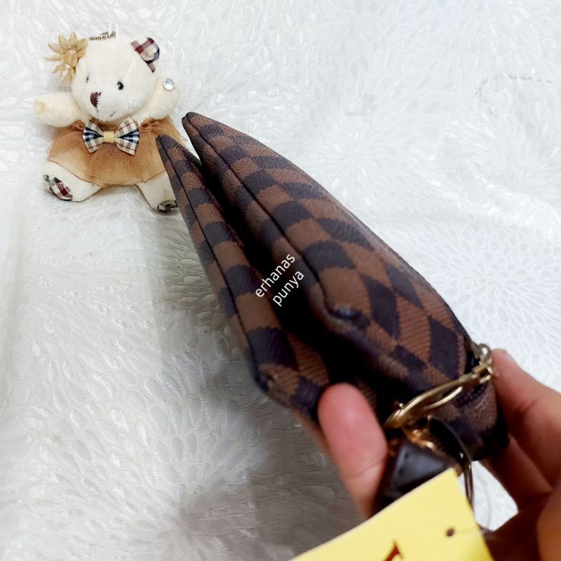 POUCH LV DOMPET 3RUANG BAGUS BERKUALITAS