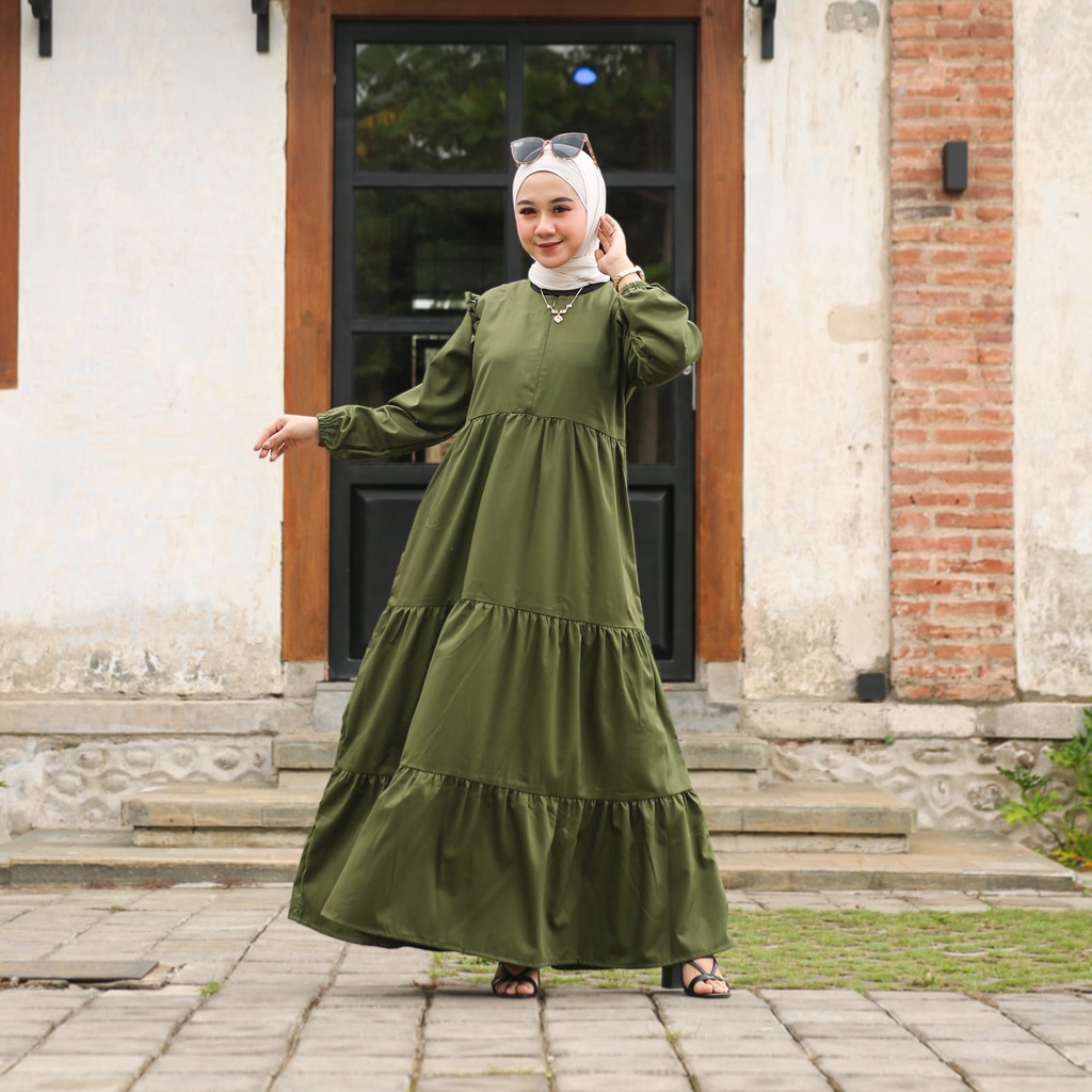 GAMIS SUSUN POLOS KATUN TOYOBO HOME DRESS (RESLETING SUPPORT BUSUI)
