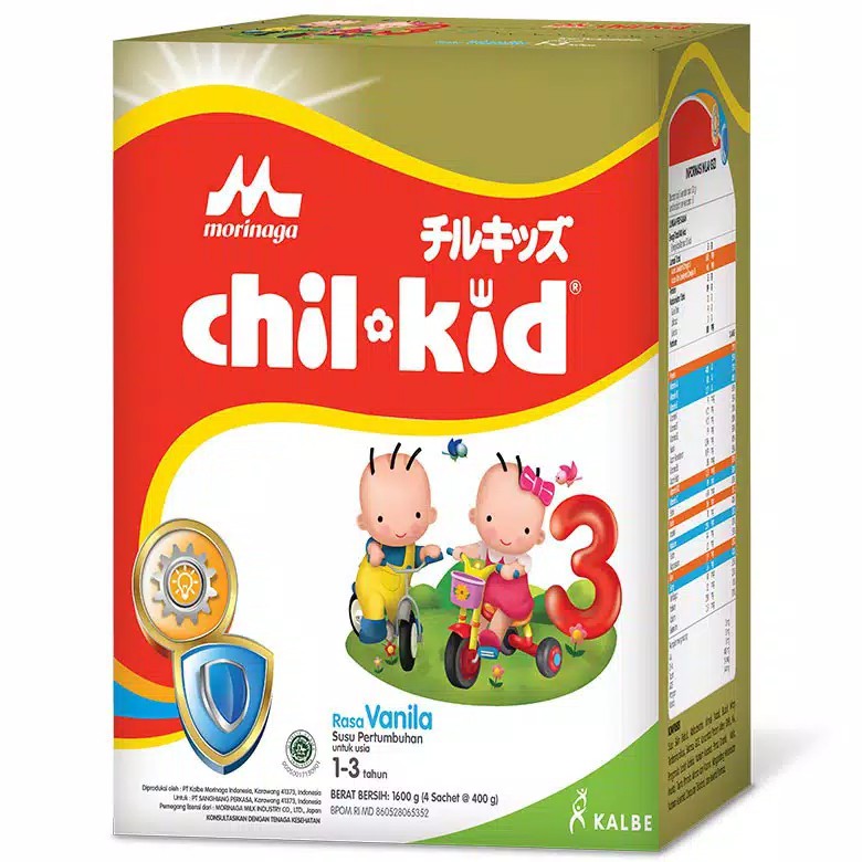 

MORINAGA CHILKID VANILA 1600 GR*