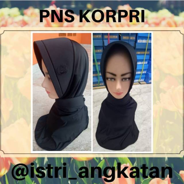 Jilbab PNS Korpri Tumpuk Kancing