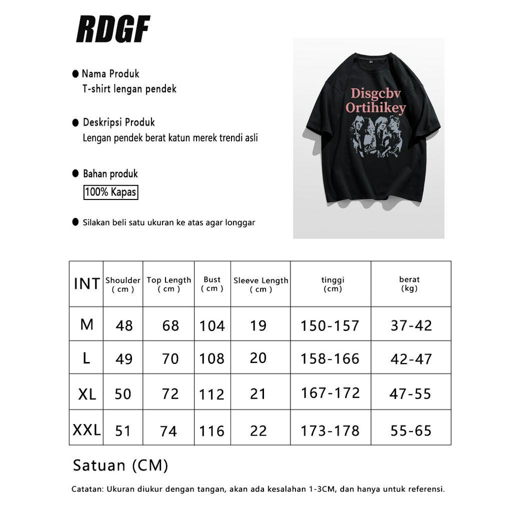 RDGF kaos kekinian kaos pria keren hitam kaos hitam pria kaos cowok keren kaos kekinian pria PRIA &amp; WANITA (UNISEX)/A0781