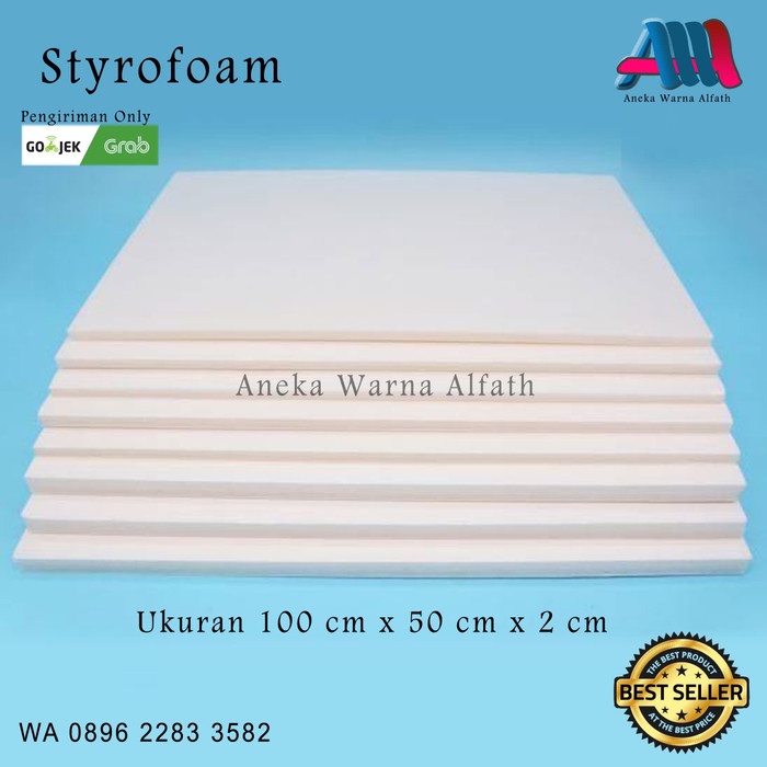 

Senikertas- Styrofoam Sterofoam Lembaran Uk. 100 X 50 X 2 Cm -Kertas-Seni.