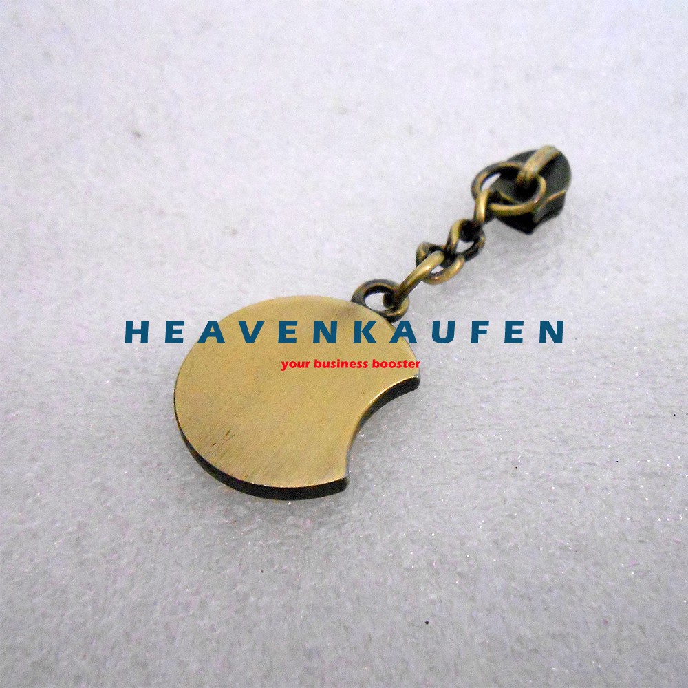 Kepala Resleting / Kepala Zipper ATG Antique Gold Bakar No 5 Kode K