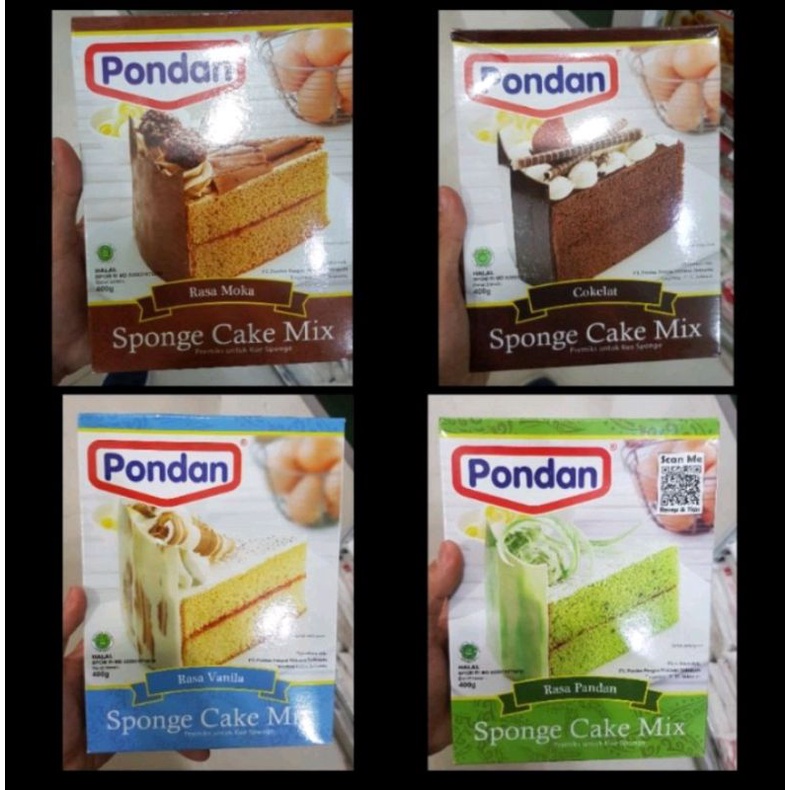 

PONDAN Sponge Cake Mix - Premiks Kue Sponge 400gr