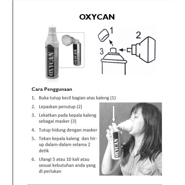 Oksigen Portabel Alat Bantu Sesak Nafas Praktis Oxygen Portable Oxigen Tabung Kaleng Shopee Indonesia