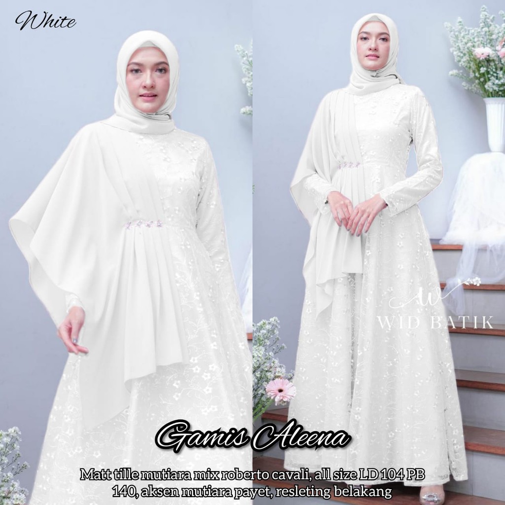 [Model Baru] Gamis Maxi Ceruty/ S-M,L,XL,XXL, XXXL / Brokat Premium/ Seragam/ Kondangan Brokat Gamis