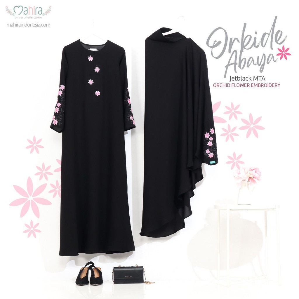 Gamis Orkide Set Abaya Mahira Indonesia