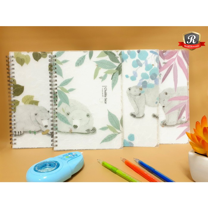

Cuci Gudang Notebook Spiral Chubby Bear [A5] Terlaris
