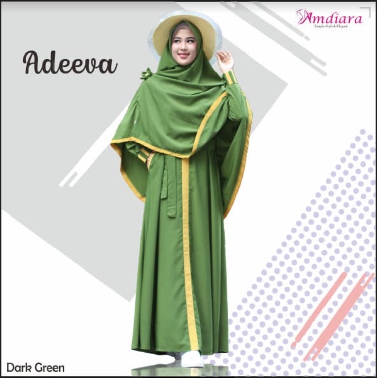 Adeeva Gamis Syari Set Khimar Jumbo